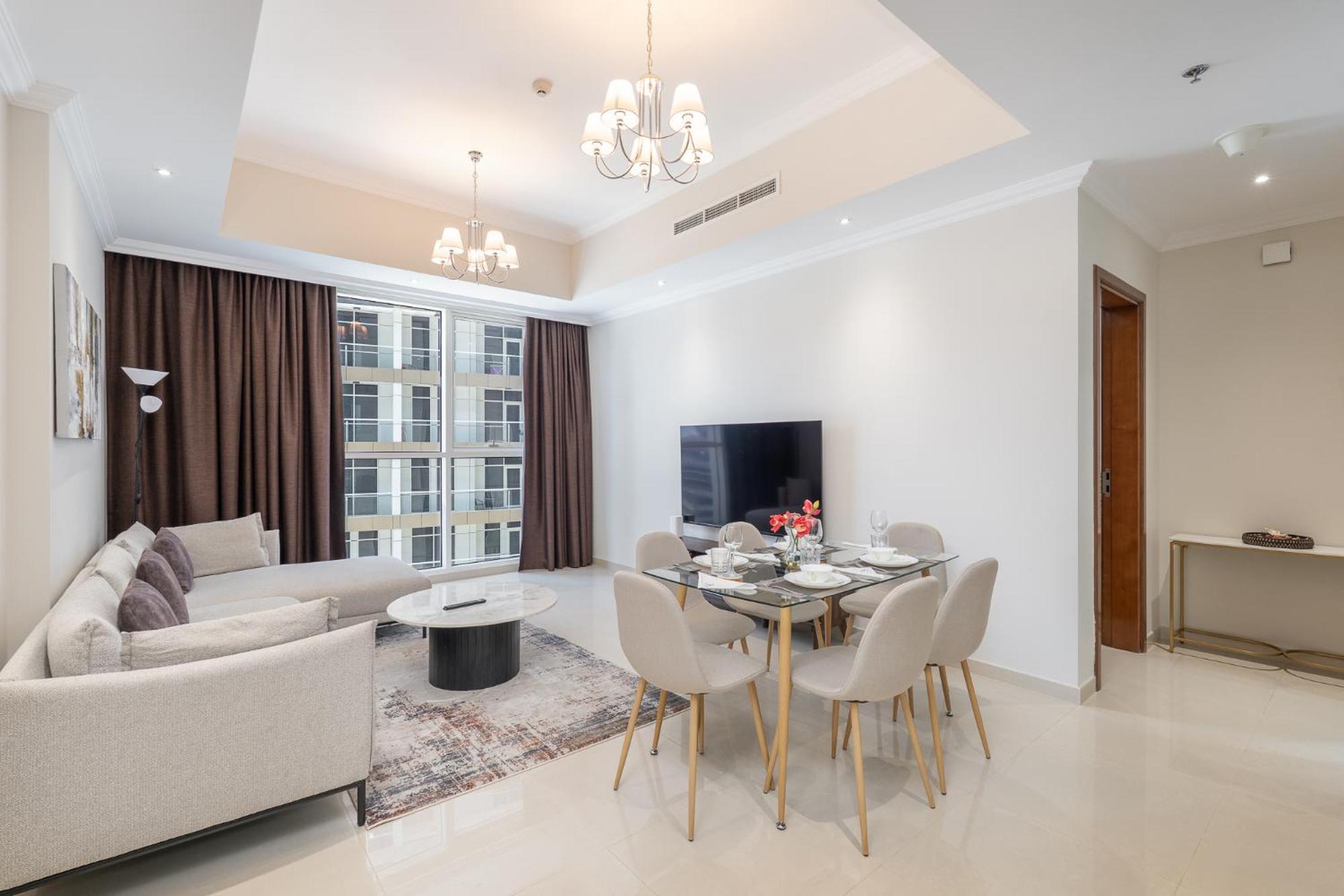 Heaven Crest Vacation Homes Downtown - Studio And 1 Bedroom Suites 2 Minute Walk To Dubai Mall And Burj Khalifa Exterior foto